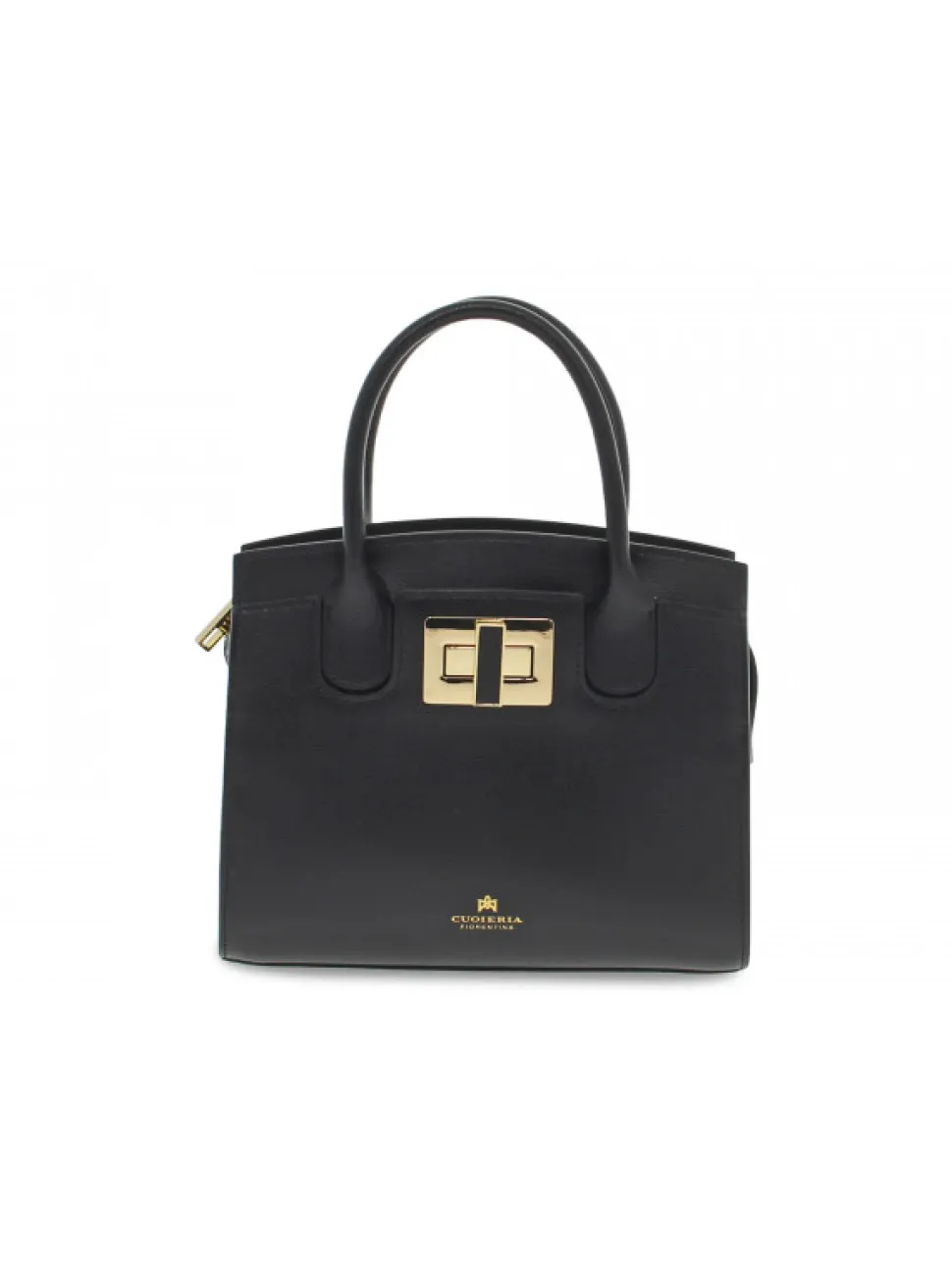 Cuoieria Fiorentina Handbag Bella Mini Tote In Vitello Micro Grain In Black Leather^Women Handbags
