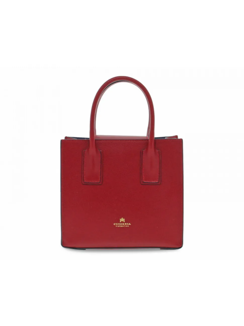 Cuoieria Fiorentina Handbag Alice Small Tote Bag Squadrata In Ruby Saffiano^Women Handbags