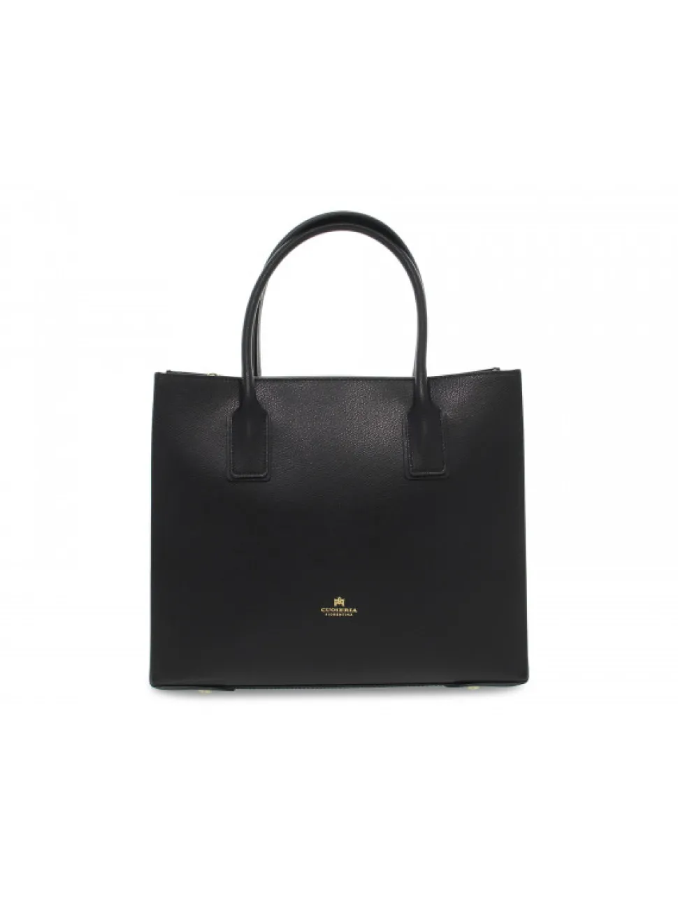 Cuoieria Fiorentina Handbag Alice Medium Tote Bag Squadrata In Black Leather^Women Handbags