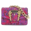 Versace Jeans Couture Handbag Jeans Couture Range F Sketch 16 Buckle In Fuchsia Saffiano^Women Handbags