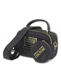 Versace Jeans Couture Handbag Jeans Couture Range X Sketch 2 Bags Crunchy In Black Nylon^Women Handbags