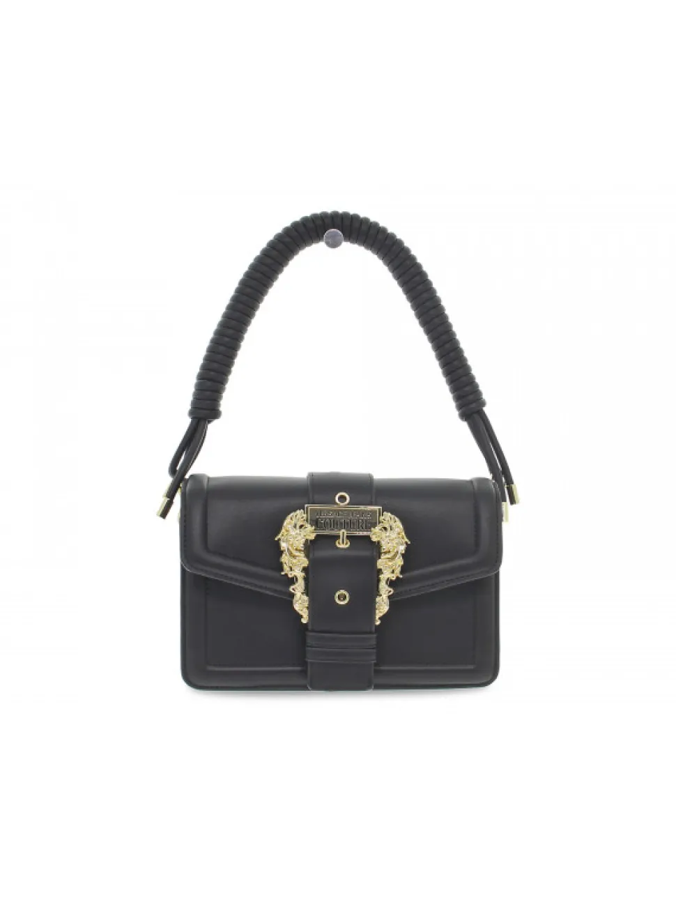 Versace Jeans Couture Handbag Jeans Couture Range F Sketch 1 Buckle In Black Leather^Women Handbags
