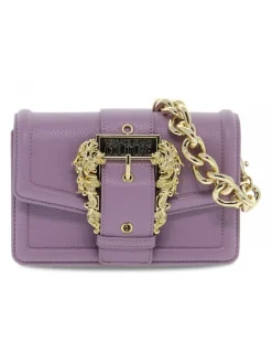 Versace Jeans Couture Handbag Jeans Couture Range F Sketch 16 Buckle Grainy In Lavender Leather^Women Handbags