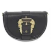 Versace Jeans Couture Handbag Jeans Couture Range F Sketch 3 Buckle Grainy In Black Leather^Women Handbags