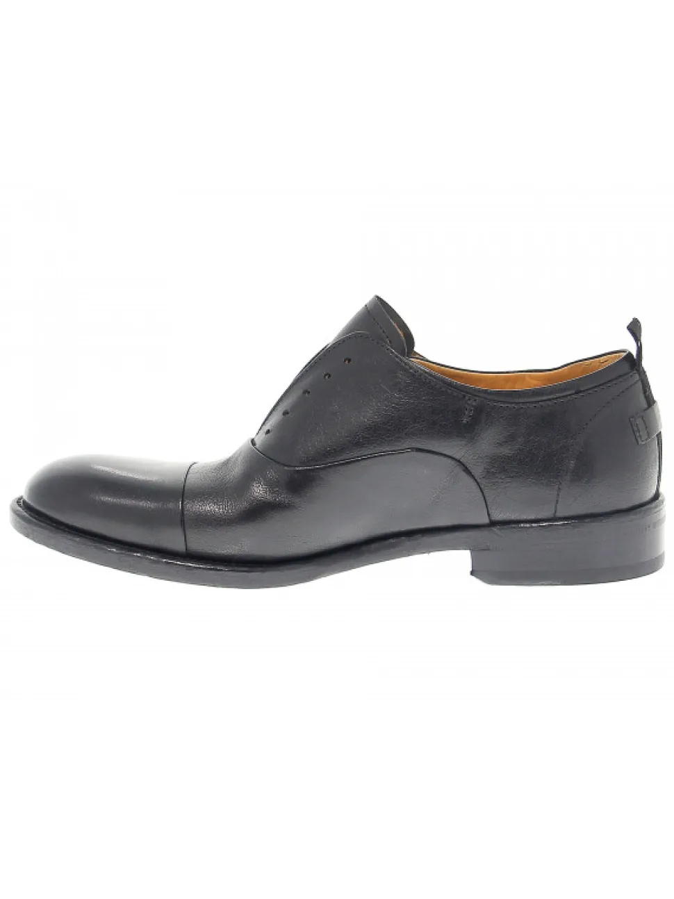 Barracuda Laceless In Leather^Men Laceless