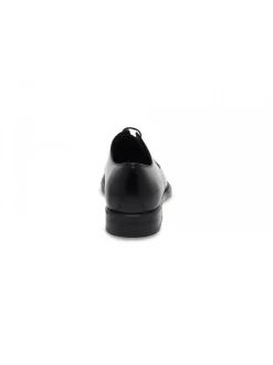 Antica Cuoieria Lace-Up Shoes Stile Inglese In Black Brushed^Men Lace-Up Shoes