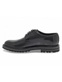 Artisti e Artigiani Lace-Up Shoes Stile Inglese In Black Leather^Men Lace-Up Shoes