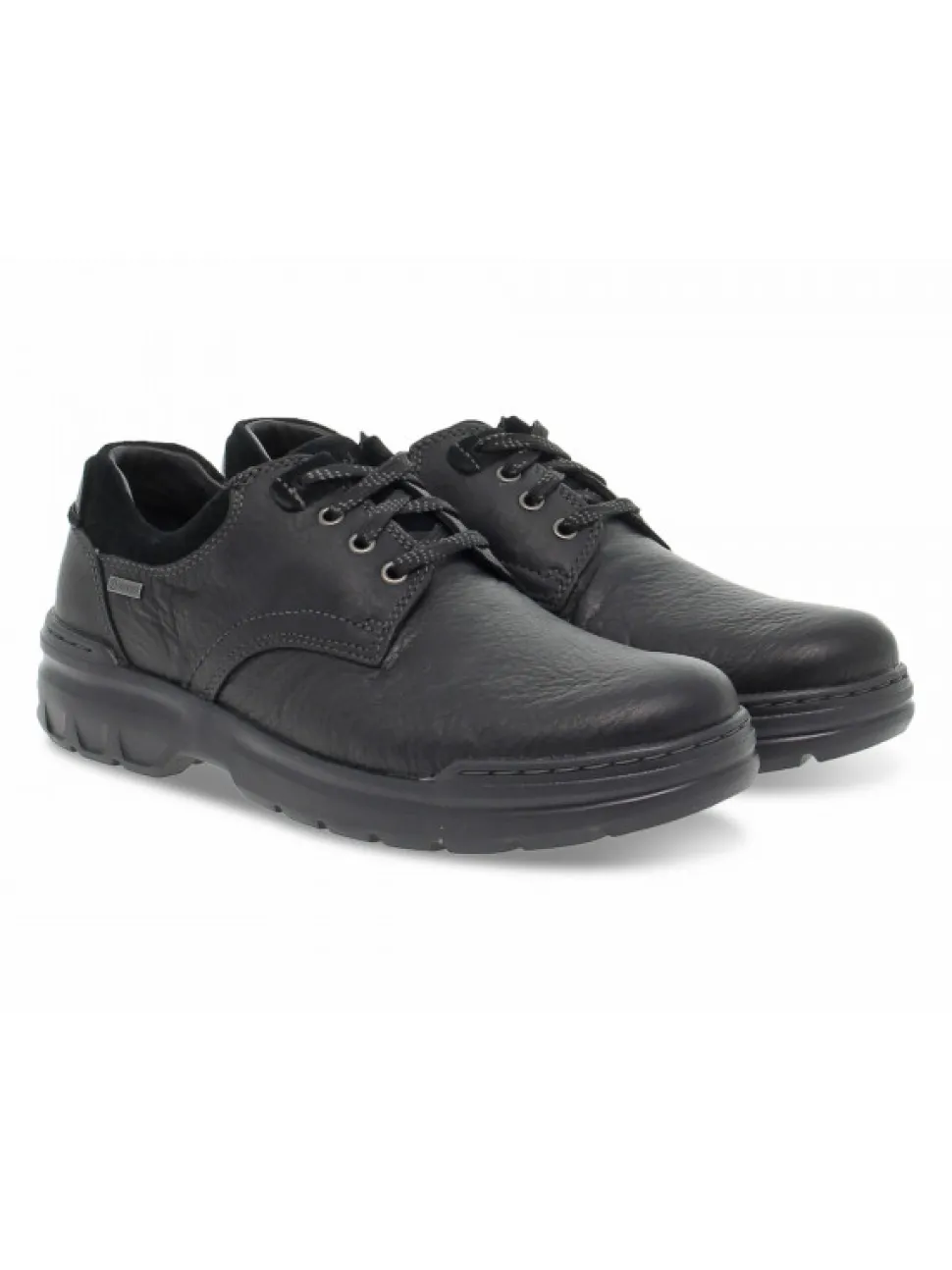 Clarks Lace-Up Shoes Rockie2 Low Gtx In Black Leather^Men Lace-Up Shoes
