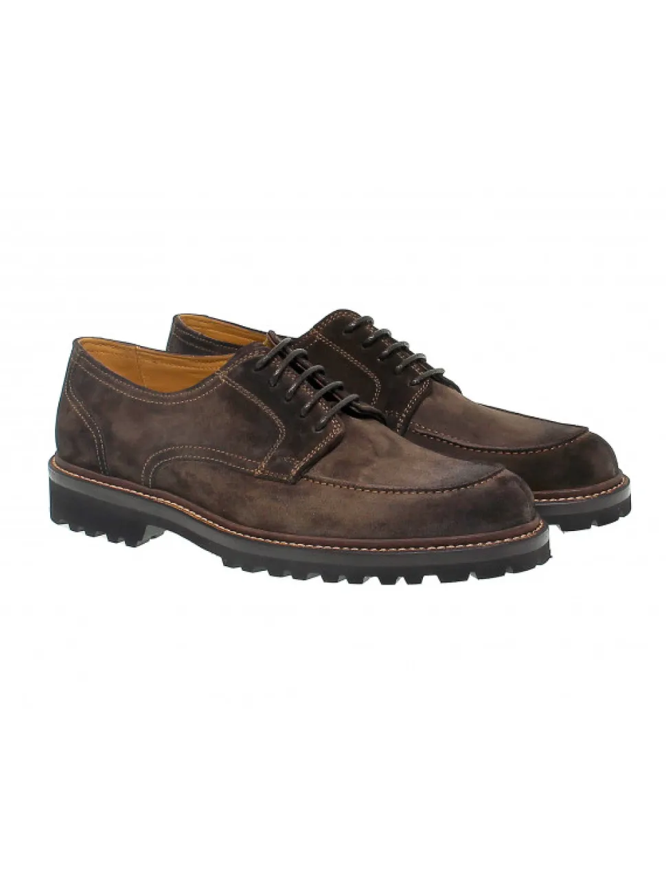 Fabi Must Eve Lace-Up Shoes Must Eve Novak In Brown Suede Leather^Men Lace-Up Shoes