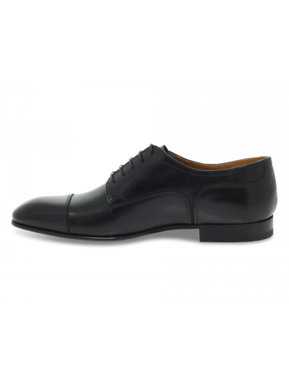 Fabi Lace-Up Shoes Stile Inglese In Black Leather^Men Lace-Up Shoes