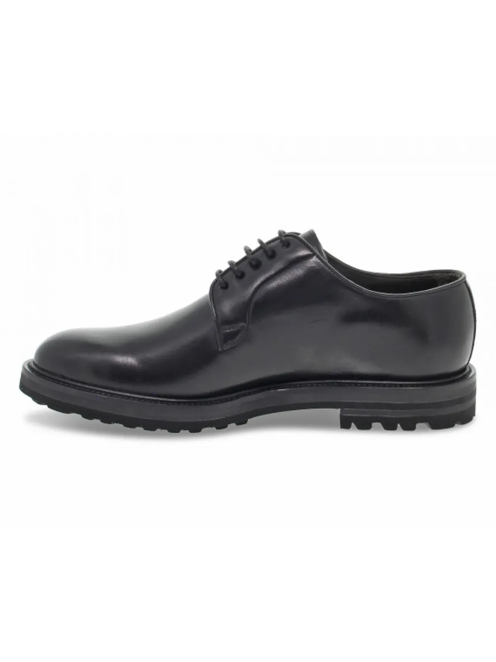 Guidi Calzature Lace-Up Shoes Stile Inglese In Black Leather^Men Lace-Up Shoes