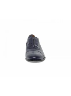 Guidi Calzature Lace-Up Shoes Stile Inglese In Blue Leather^Men Lace-Up Shoes