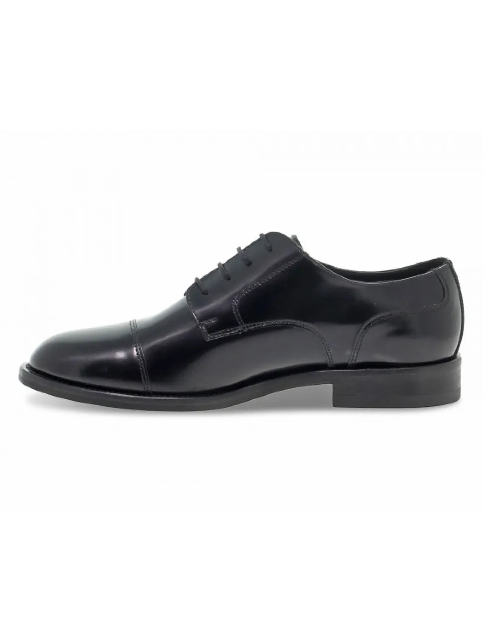 Guidi Calzature Lace-Up Shoes Stile Inglese In Black Brushed^Men Lace-Up Shoes