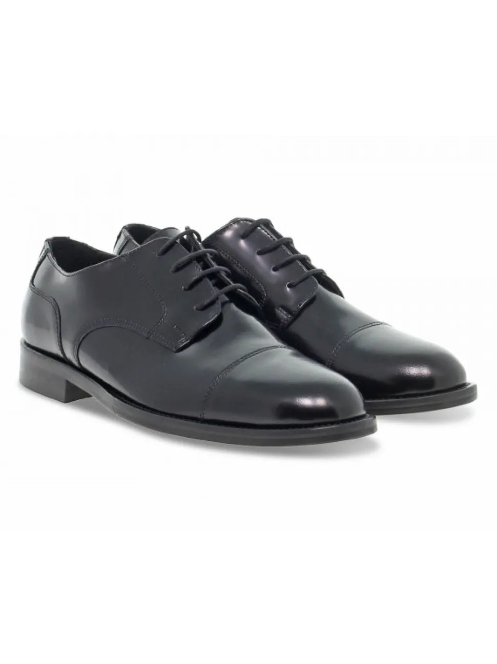 Guidi Calzature Lace-Up Shoes Stile Inglese In Black Brushed^Men Lace-Up Shoes