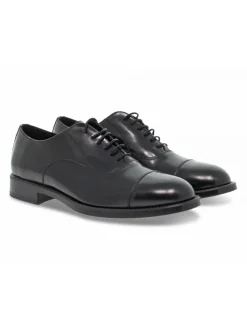 Guidi Calzature Lace-Up Shoes Stile Inglese In Black Brushed^Men Lace-Up Shoes