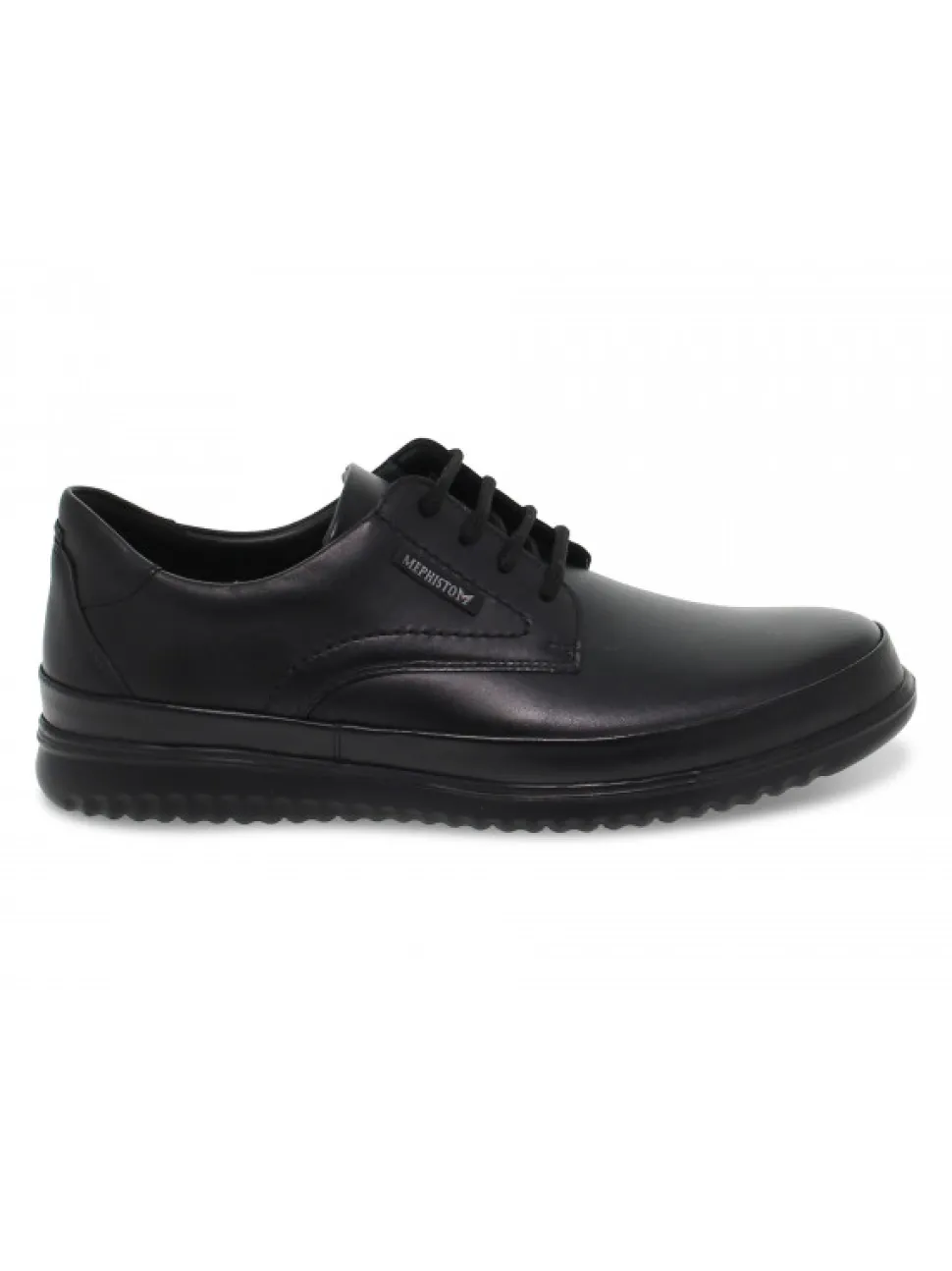 Mephisto Lace-Up Shoes Tedy In Black Leather^Men Lace-Up Shoes