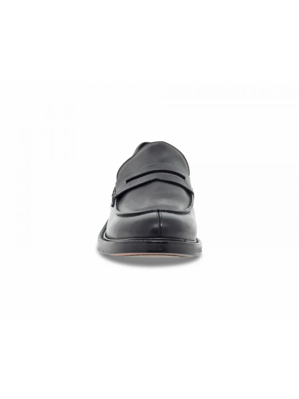 Ernesto Dolani Loafer Stile Inglese In Black Leather^Men Loafers