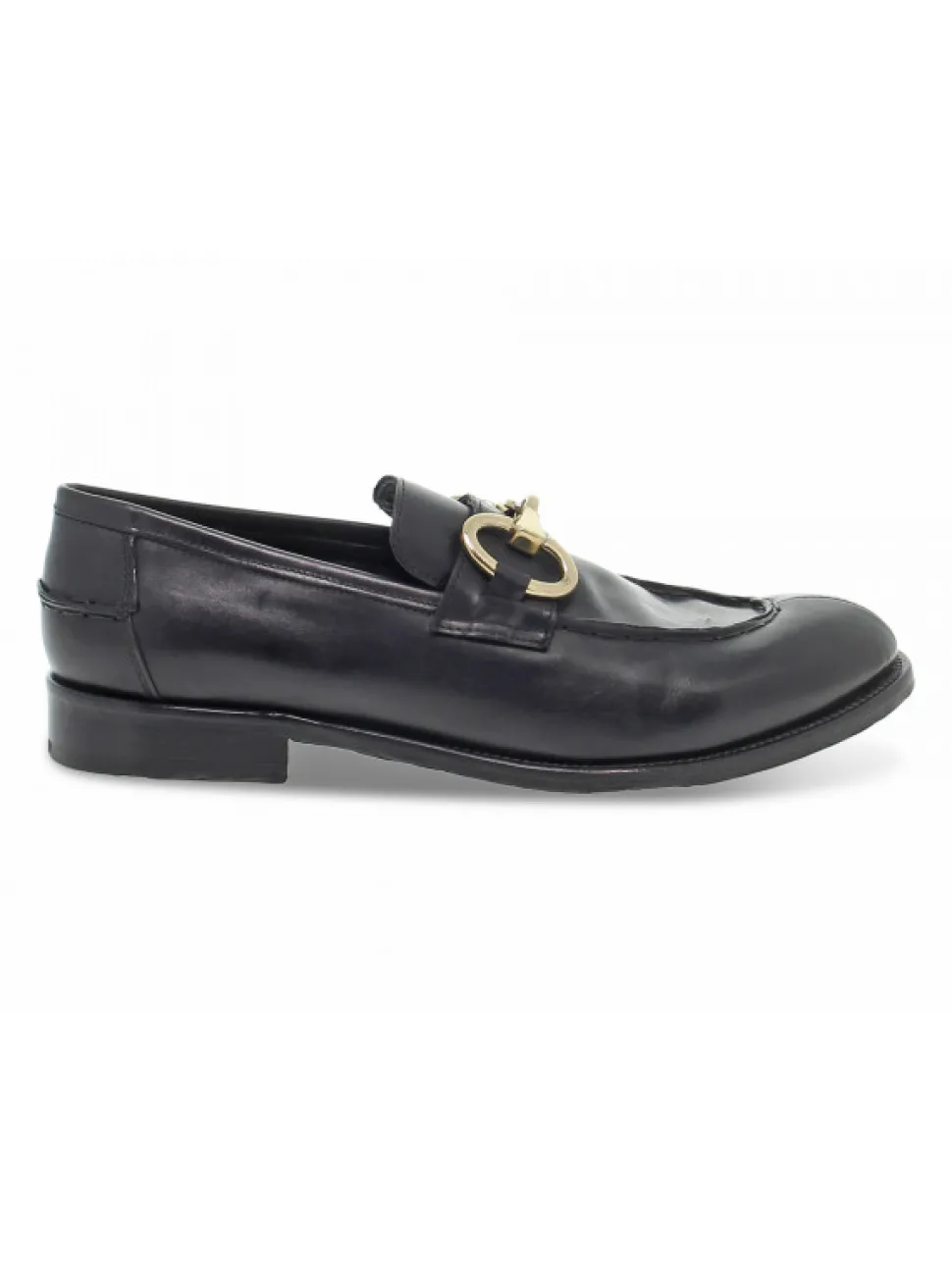 Guidi Calzature Loafer College Gucci Dandy In Black Leather^Men Loafers