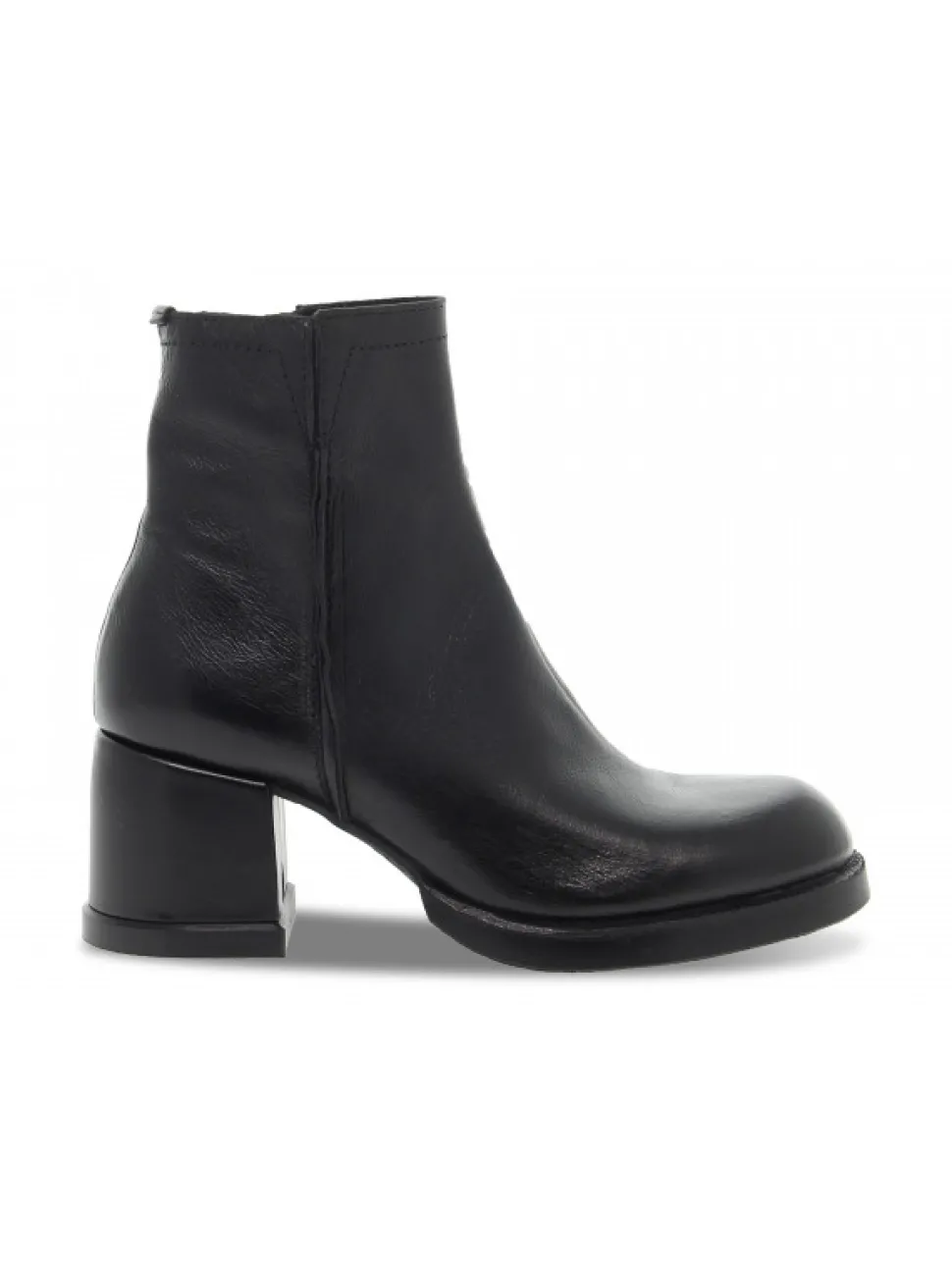 A.S.98 Low Boot Amberly In Black Leather^Women Low Boots