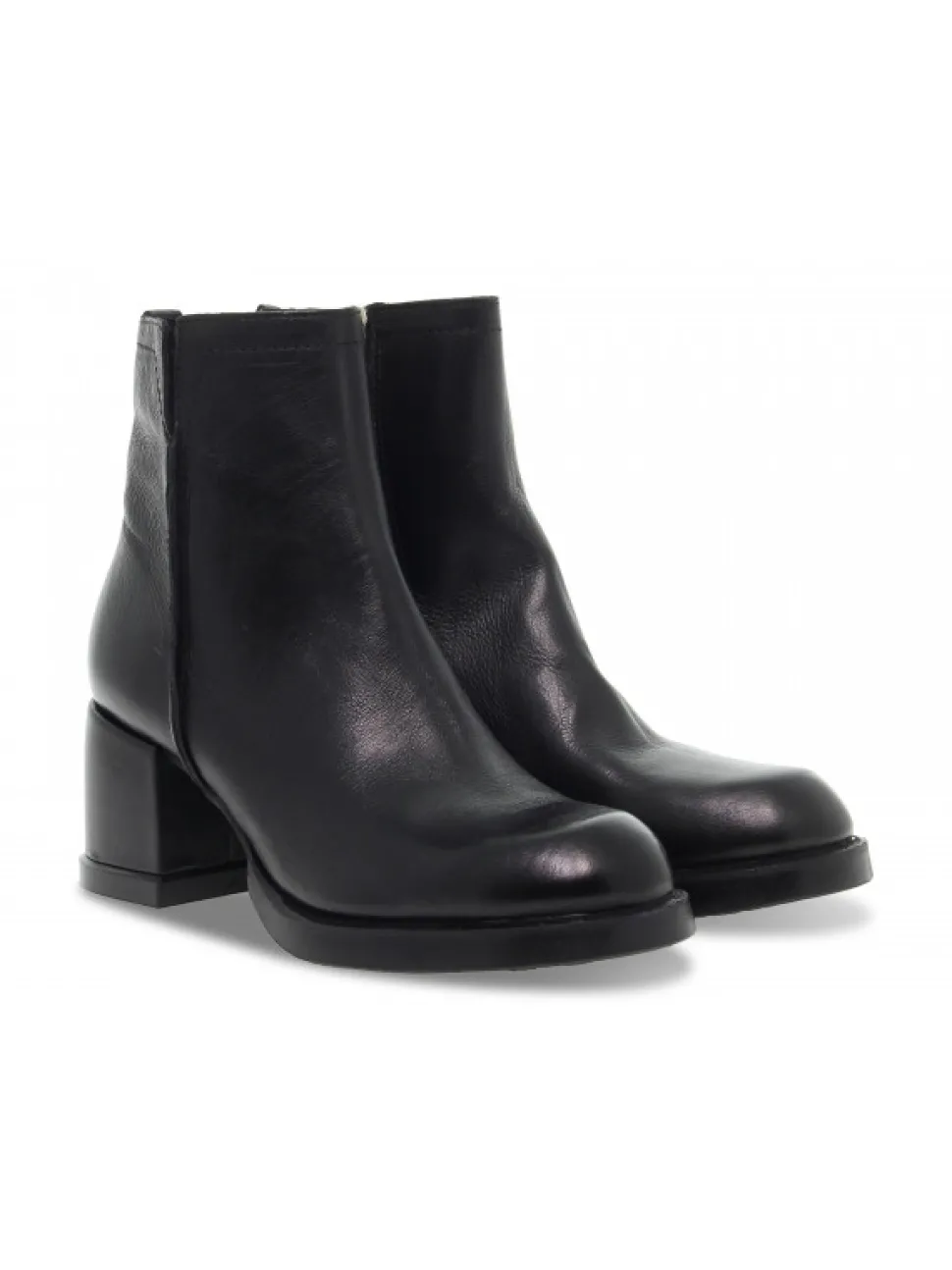 A.S.98 Low Boot Amberly In Black Leather^Women Low Boots