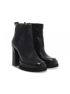 A.S.98 Low Boot Vivent Plato' In Black Leather^Women Low Boots