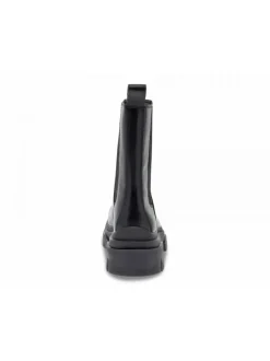 Ash Low Boot Storm High Beatle In Black Leather^Women Low Boots