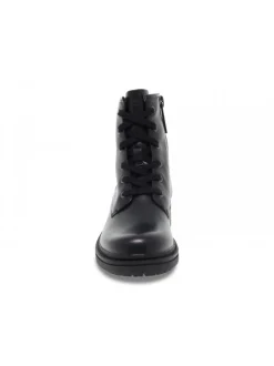 Bikkembergs Low Boot Anfibio Saory In Black Leather^Women Low Boots