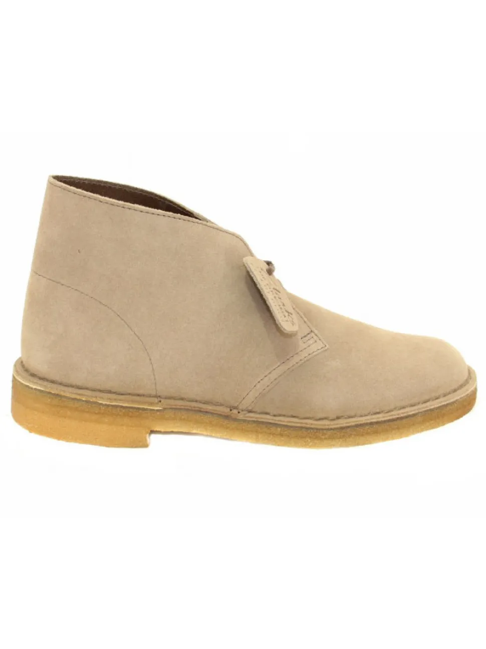 Clarks Low Boot Desert Boot In Wolf Suede Leather^Men Low Boots
