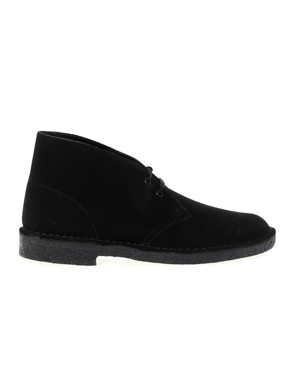 Clarks Low Boot Desert Boot In Black Suede Leather^Men Low Boots
