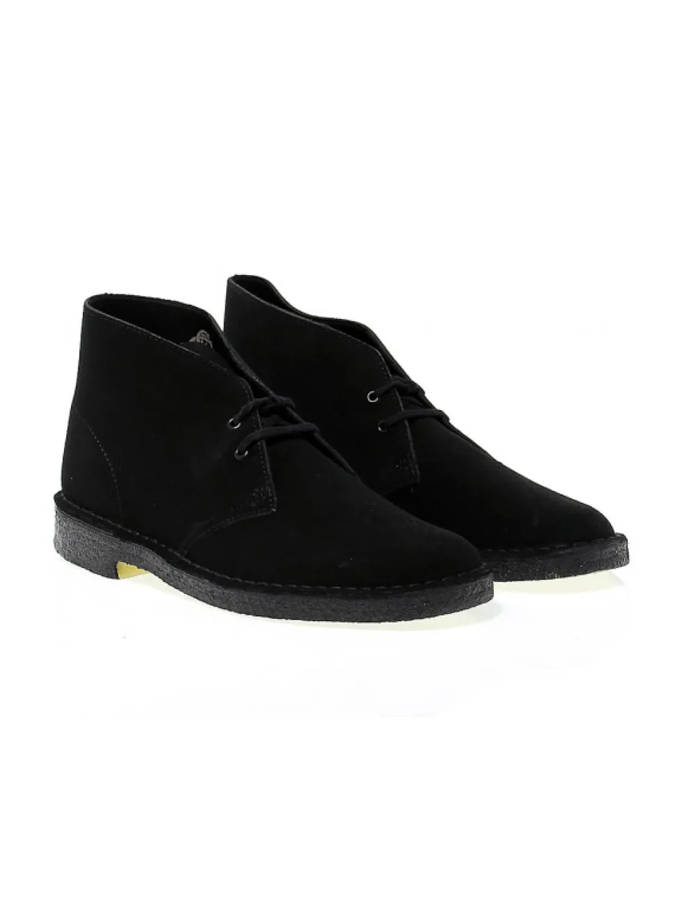 Clarks Low Boot Desert Boot In Black Suede Leather^Men Low Boots