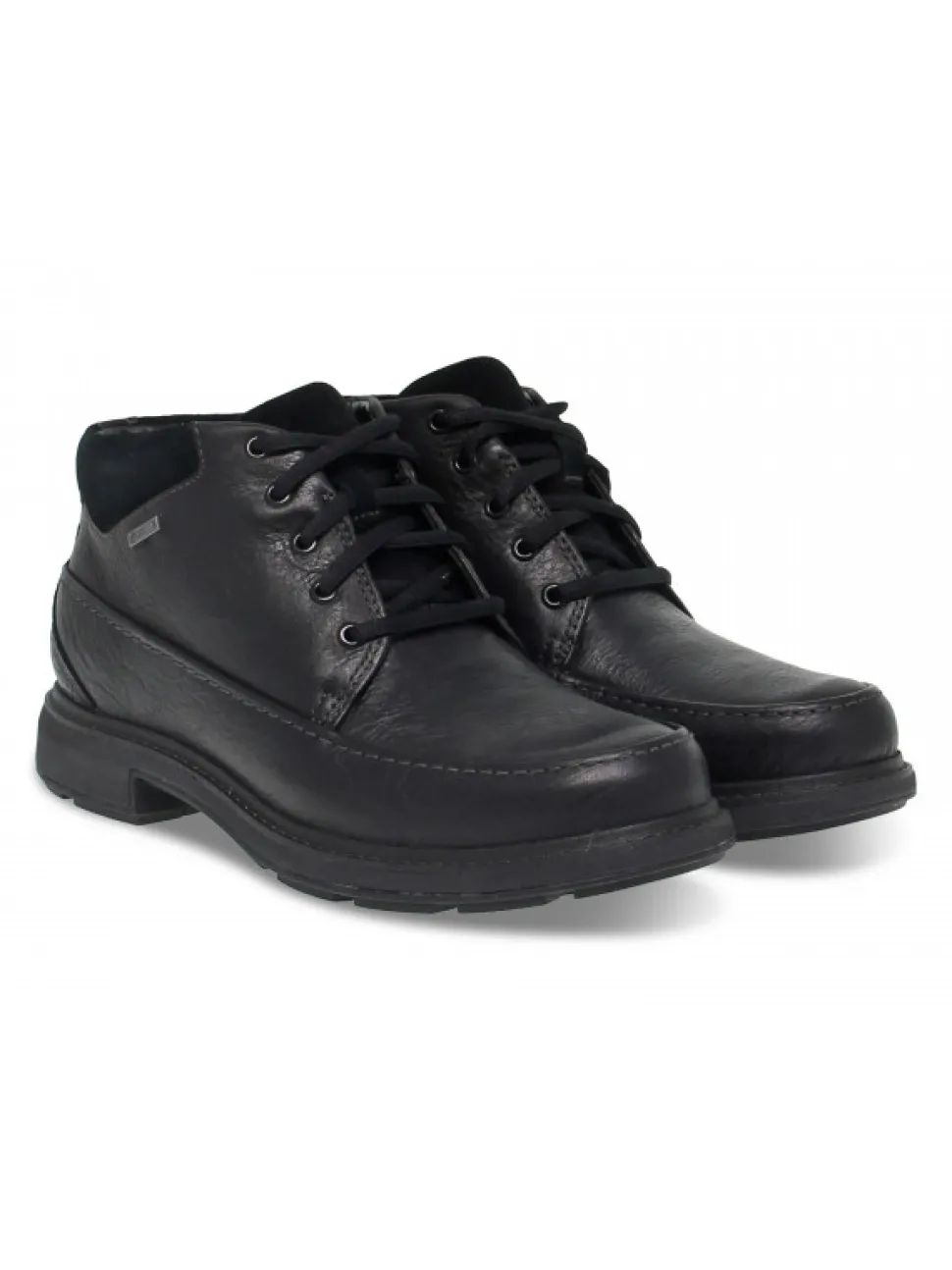 Clarks Low Boot Goretex In Black Leather^Men Low Boots
