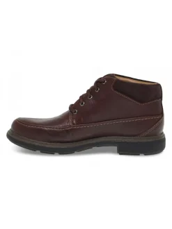 Clarks Low Boot Goretex In Dark Brown Leather^Men Low Boots