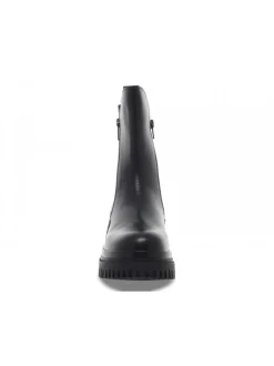 Emanuèlle Vee Low Boot Emanuelle Vee Tronchetto Zip Lato In Black Leather^Women Low Boots