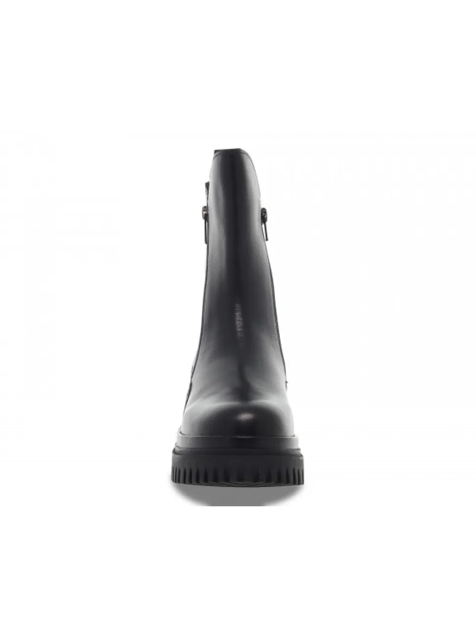 Emanuèlle Vee Low Boot Emanuelle Vee Tronchetto Zip Lato In Black Leather^Women Low Boots