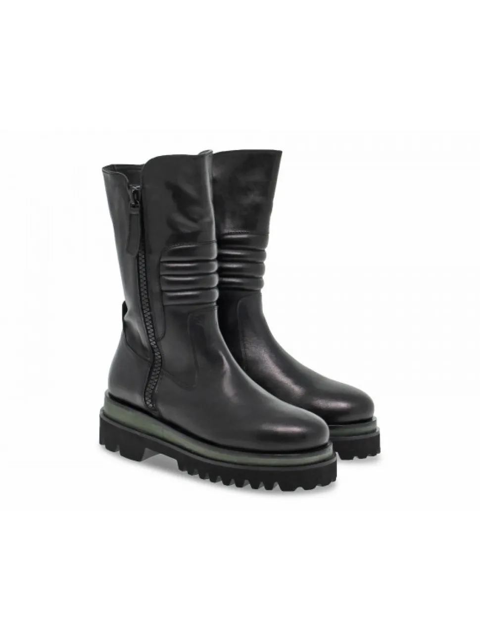 Emanuèlle Vee Low Boot Emanuelle Vee Tronchetto Cerniera Laterale In Black Leather^Women Low Boots