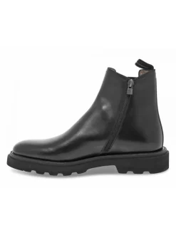 Fabi Low Boot Beatles Stile Inglese In Black Leather^Men Low Boots