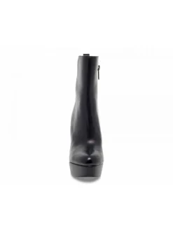 Guess Low Boot Dennis Plato' In Black Leather^Women Low Boots