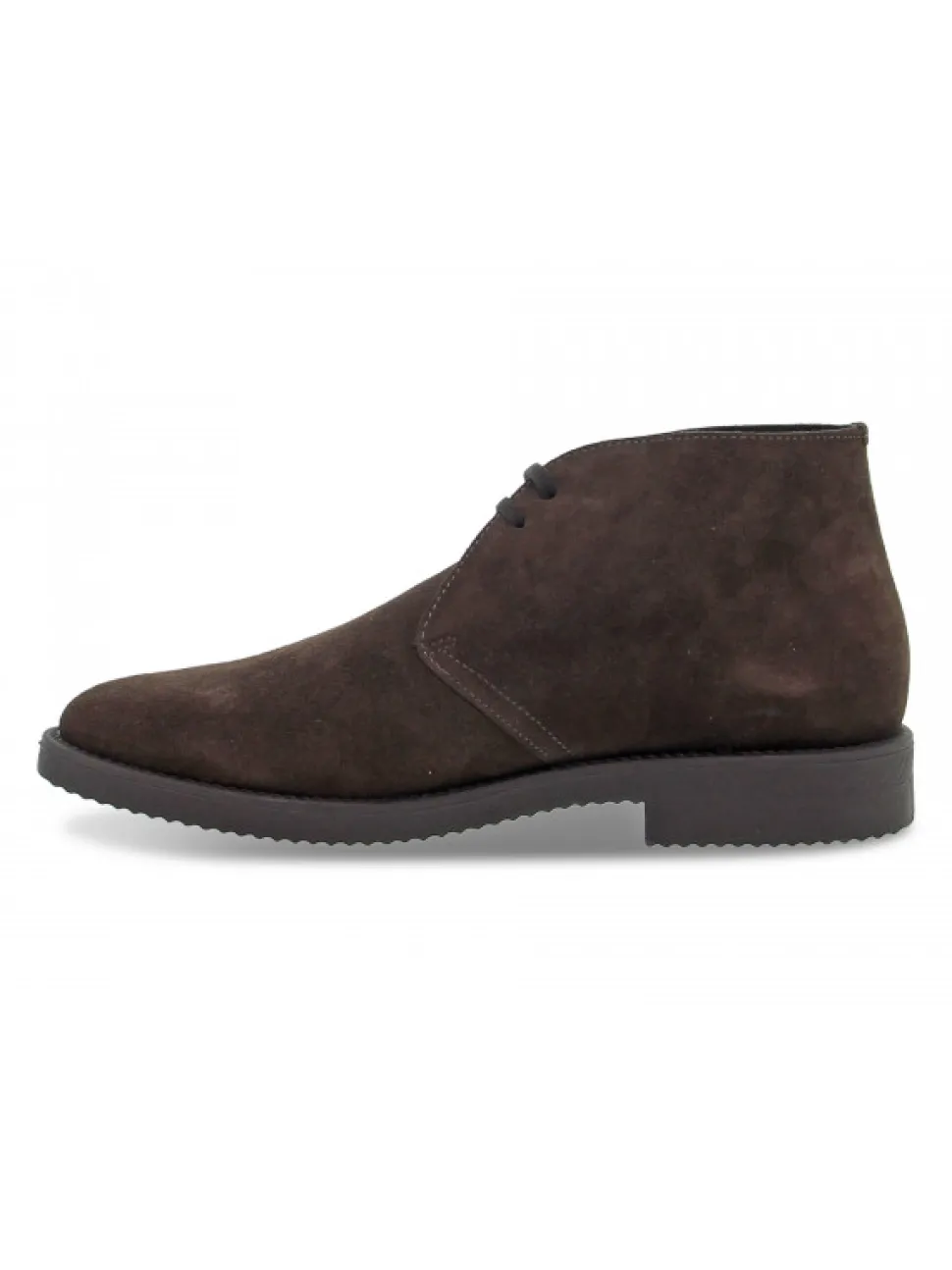 Guidi Calzature Low Boot Stile Inglese In Brown Suede Leather^Men Low Boots