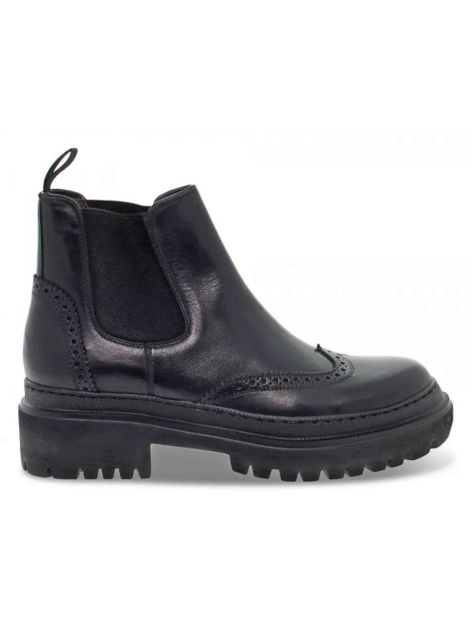 Guidi Calzature Low Boot Stile Inglese In Black Leather^Women Low Boots