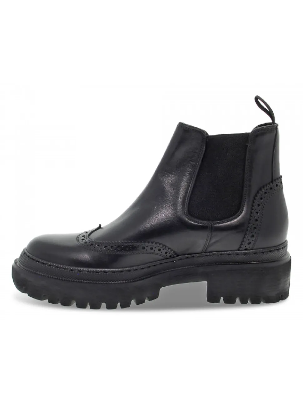 Guidi Calzature Low Boot Stile Inglese In Black Leather^Women Low Boots