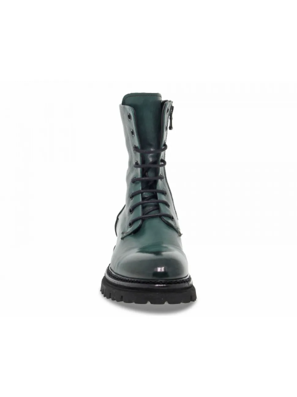 Guidi Calzature Low Boot Anfibio Stile Inglese In Green Leather^Women Low Boots