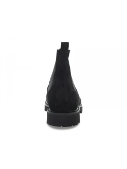 Guidi Calzature Low Boot Stile Inglese In Black Suede Leather^Men Low Boots