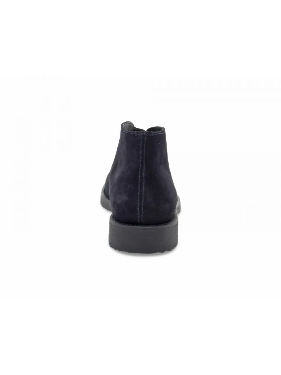 Guidi Calzature Low Boot Stile Inglese In Blue Suede Leather^Men Low Boots