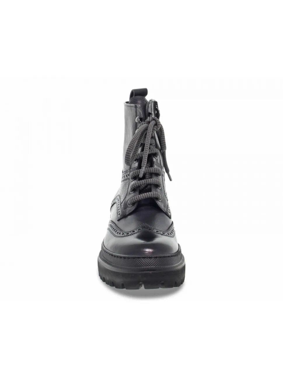 Guidi Calzature Low Boot Stile Inglese In Blue Leather^Women Low Boots