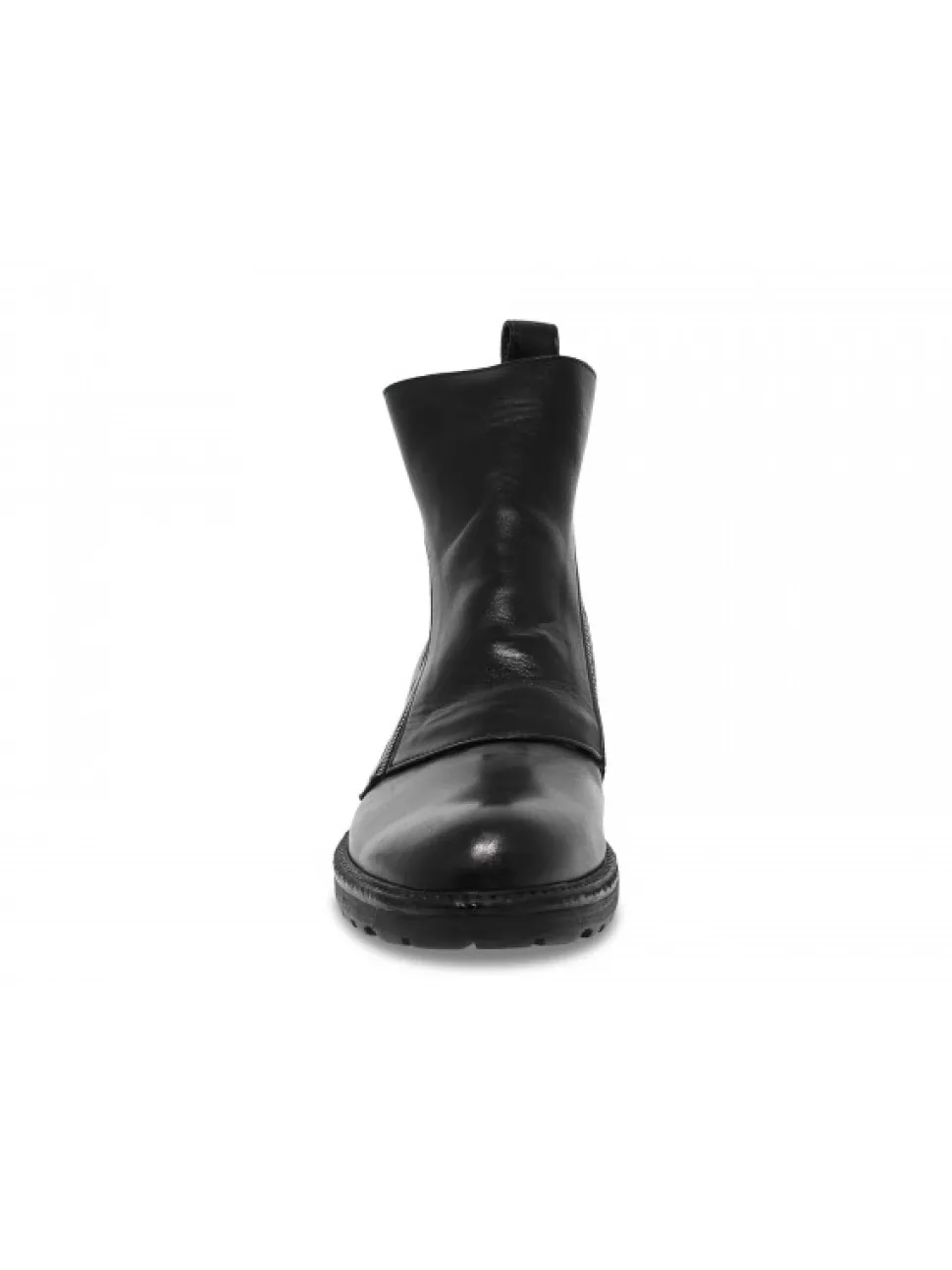 Jp David Low Boot Beatles 2 Zip In Black Leather^Men Low Boots