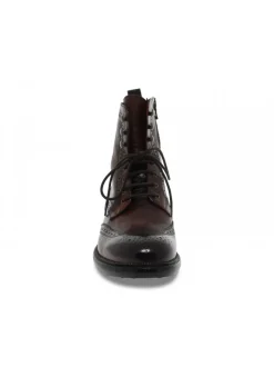 Jp David Low Boot Stile Inglese In Leather Leather^Men Low Boots