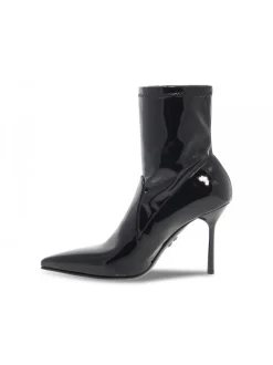 Sergio Levantesi Low Boot Stretch Ferragni Lux In Black Paint^Women Low Boots