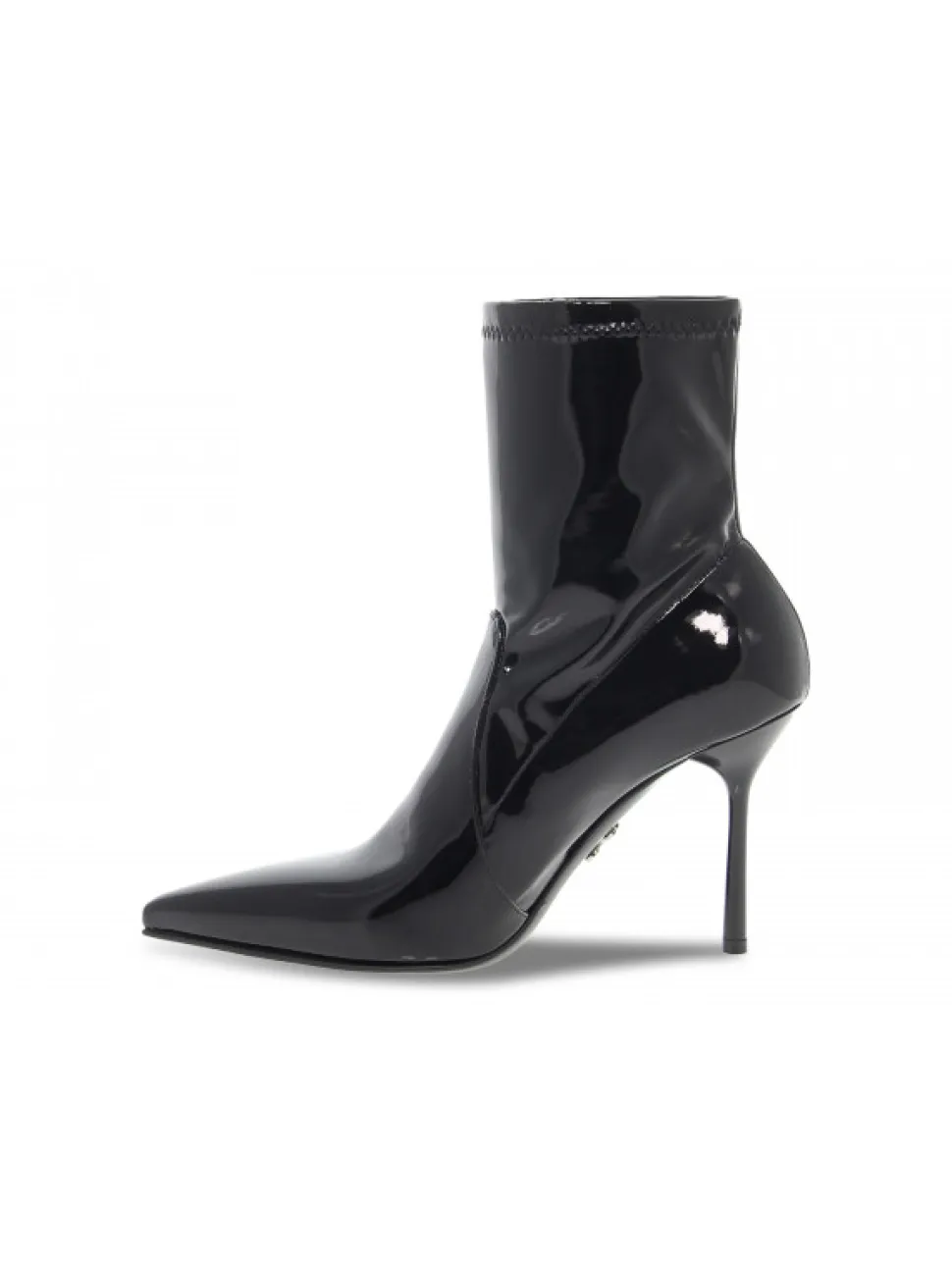 Sergio Levantesi Low Boot Stretch Ferragni Lux In Black Paint^Women Low Boots