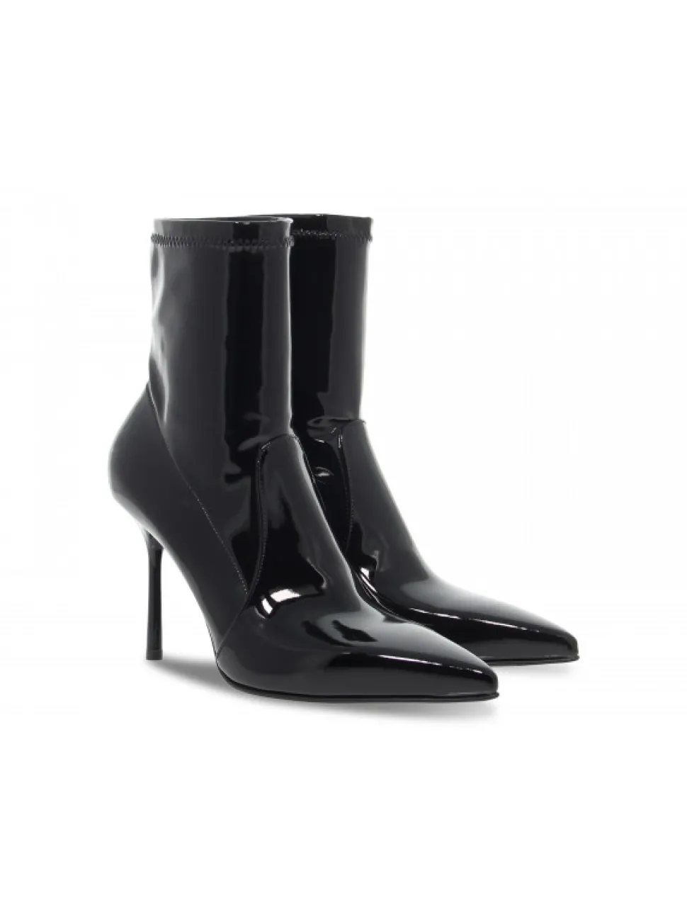 Sergio Levantesi Low Boot Stretch Ferragni Lux In Black Paint^Women Low Boots