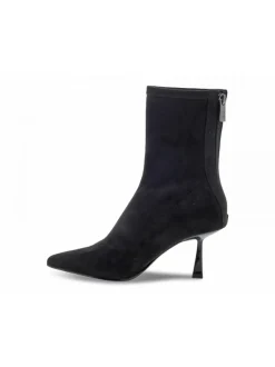 Steve Madden Low Boot Janeth Black In Black Suede Leather^Women Low Boots